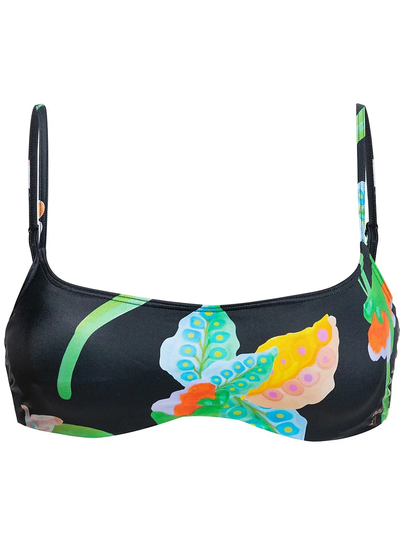 Roxy X Rowley Bralette UW Bikini Top musta