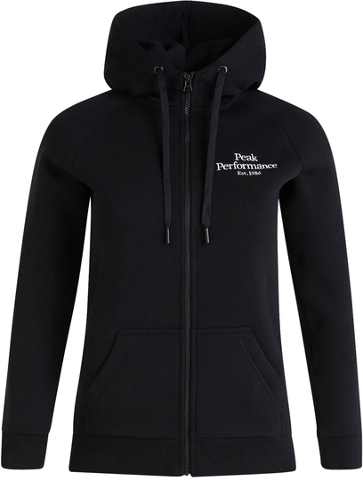 Women's Original Zip Hood Musta XL