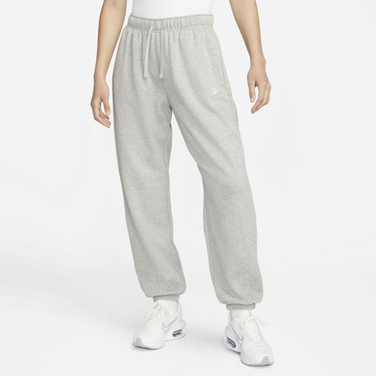 Nike Collegehousut NSW Club Fleece Oversized - Harmaa/Valkoinen Nainen