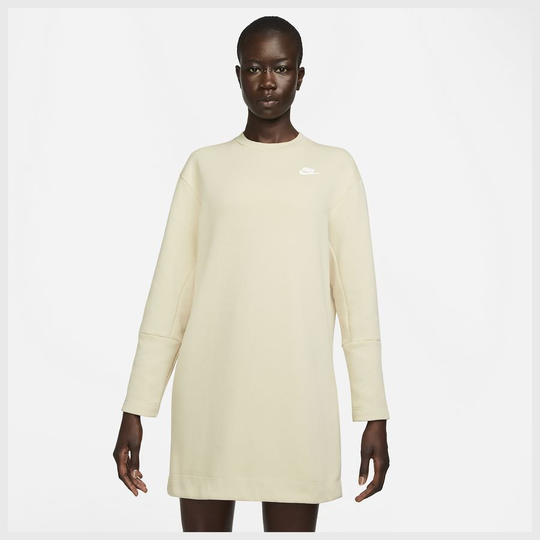 Nike Sportswear Tech Fleece Women's Long-Sleeve Dress, koko Small