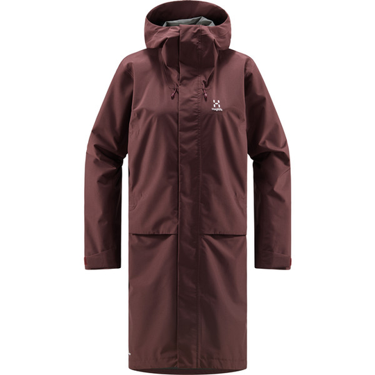Haglöfs Aria Proof Parka Women - Burgundy Brown - Naiset - XS