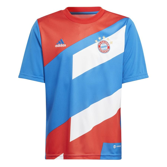 Bayern München Treenipaita Pre Match - Sininen/Punainen/Valkoinen Lapset - adidas, koko 152 cm