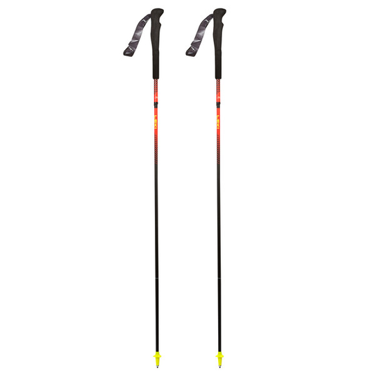 Leki Neotrail Fx.one Superlite - Bright Red-neonyellow-naturalc - Unisex - 135 cm