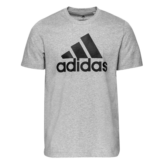 adidas T-paita Essentials Big Logo - Harmaa/Musta