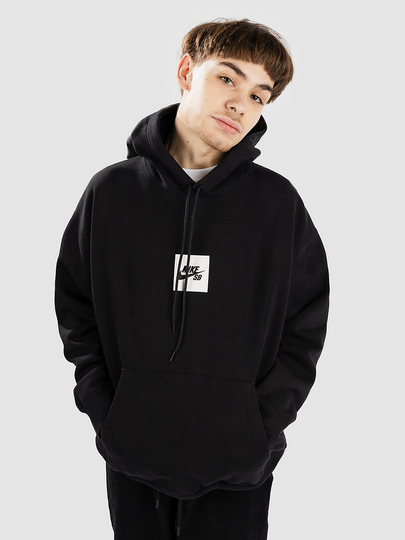 Nike SB Fleece Box Logo Hoodie musta