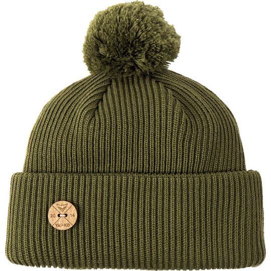 VAI-KO Timberjack Pom Beanie - Moss Green - Unisex - OneSize