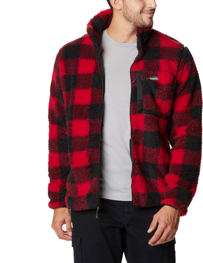 Winter Pass Print Fleece Punainen L