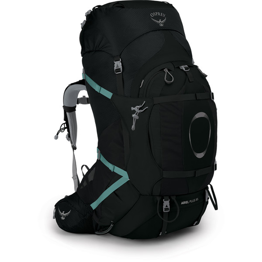 Osprey Ariel Plus 85 - Black - Naiset - XS/S
