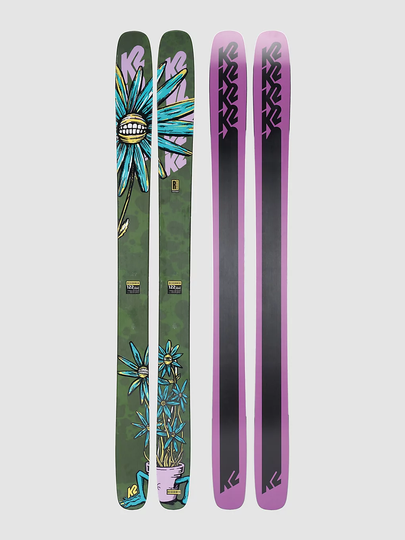 K2 Reckoner 122mm 191 2023 Skis vihreä