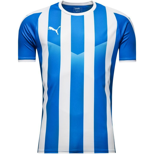 PUMA Pelipaita Liga Striped - Sininen/valkoinen Lapset, koko YS/128 cm