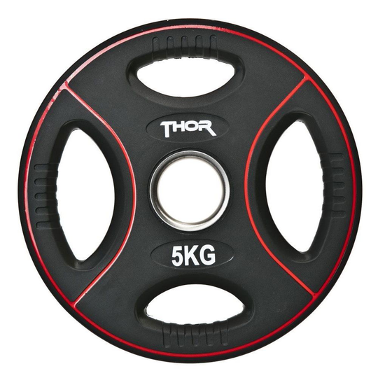 Thor Fitness Musta PU Levypaino, Levypainot Kumipäällyste