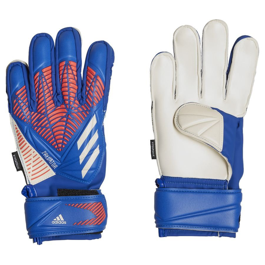 adidas Maalivahdin Hanskat Predator Match Fingersave Sapphire Edge - Sininen/Punainen/Valkoinen Lapset