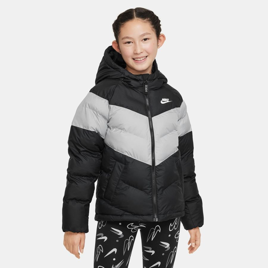 Nike Talvitakki Down NSW synthetic-fill - Musta/Harmaa/Valkoinen Lapset
