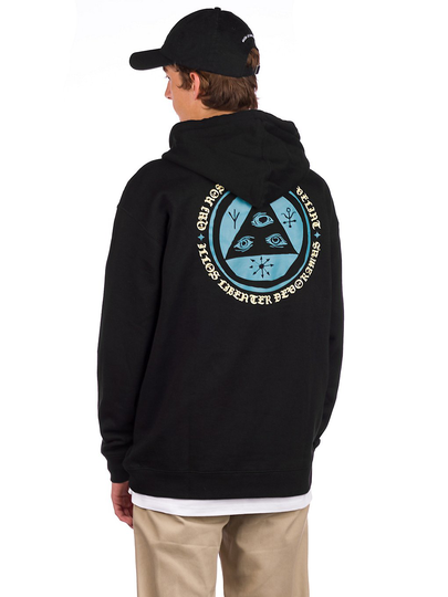Welcome Latin Talisman Hoodie musta