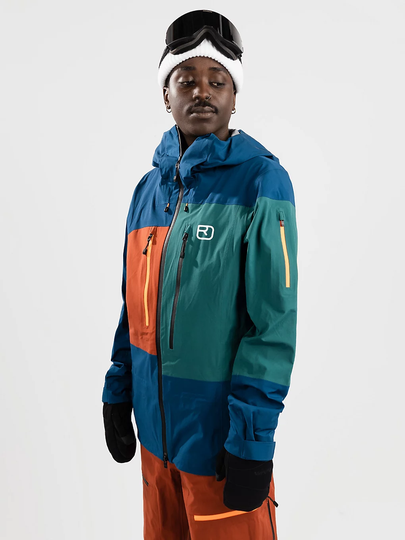 Ortovox 3L Deep Shell Jacket oranssi