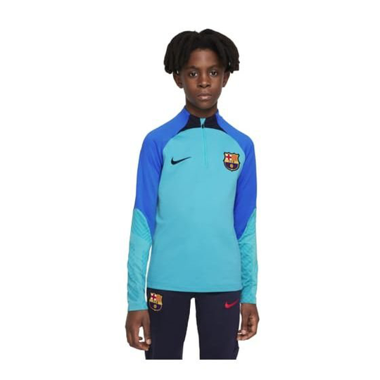 Barcelona Harjoituspaita Dri-FIT Strike Drill - Turkoosi/Sininen/Navy Lapset