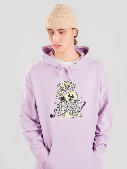 Worble Waste Hoodie violet
