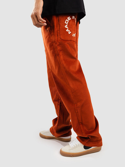 Paterson Wide Leg Cord Pants oranssi