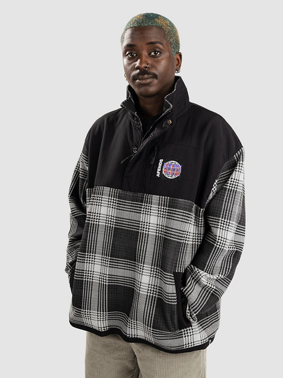 Afends Nobody Recycled Fleece Sweater musta