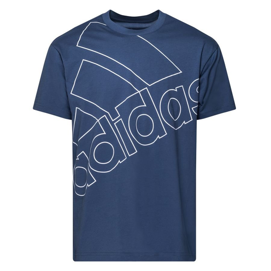 adidas T-paita Logo - Sininen/Valkoinen