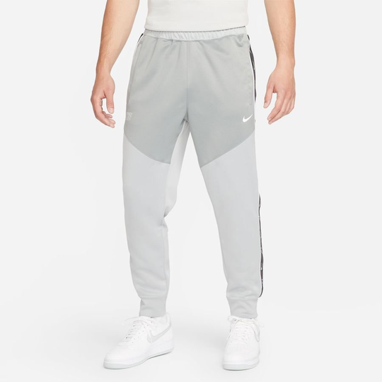 Nike Collegehousut NSW Repeat - Harmaa/Valkoinen