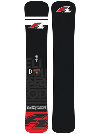 F2 Eliminator WC TX 158 2023 Alpine Snowboard musta