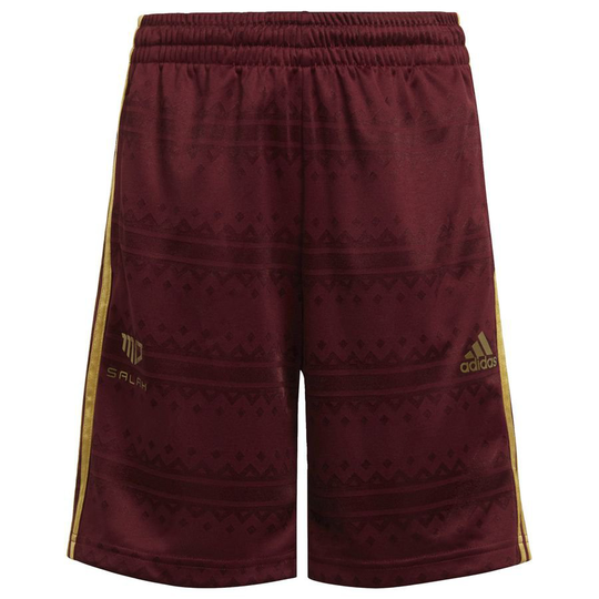 adidas Treenishortsit Mo Salah - Viininpunainen/Kulta Lapset