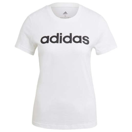adidas T-paita Loungewear Essentials - Valkoinen/Musta Nainen