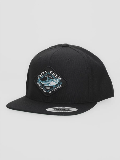 Salty Crew Deadeye 6 Panel Cap musta