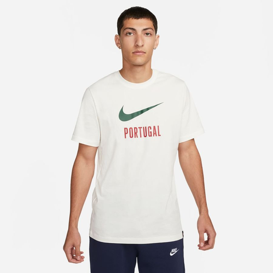 Portugali T-paita Swoosh - Valkoinen