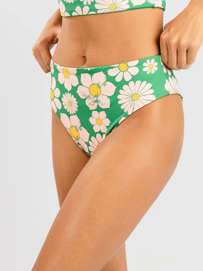 Roxy Pop Surf Revo MW Bikini Bottom vihreä