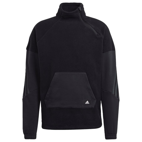 adidas Collegepaita Future Icons Winterized 1/4 vetoketju - Musta