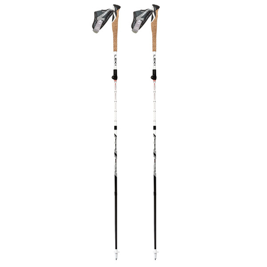 Leki Cross Trail Fx Superlite - White-bright Red-black - Unisex - 110 - 130