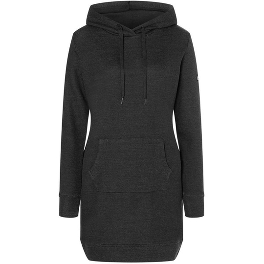 Supernatural W Knit Long Hoodie - Jet Black - Naiset - S
