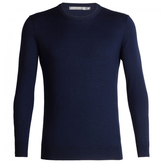 Icebreaker Mens Shearer Crewe Sweater - Midnight Navy - Miehet - L