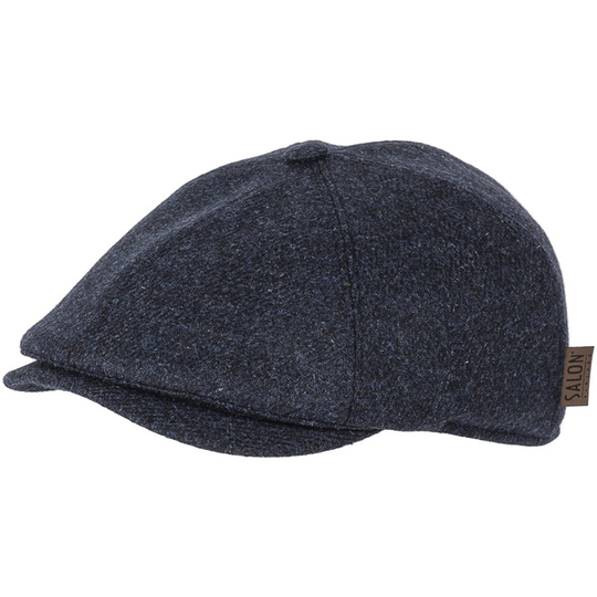Salon Lakkitehdas Flat Cap Rocky Gen Merino - Dk Blue - Unisex - 58