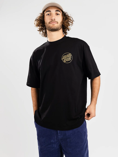 Santa Cruz Tiki Dot T-Shirt musta