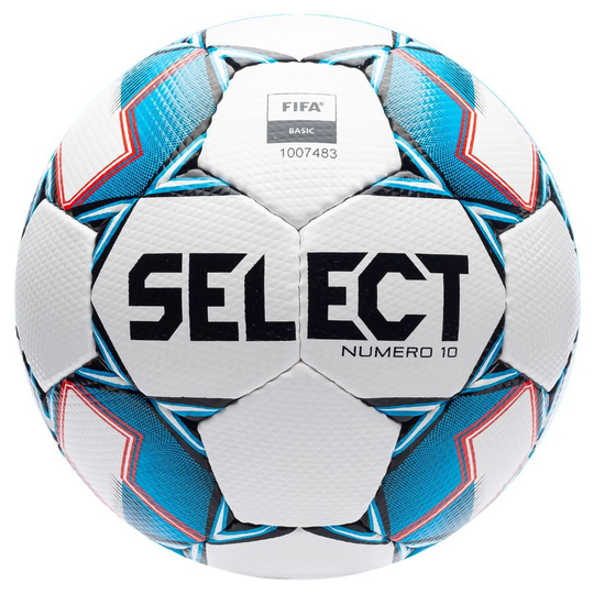 Select Jalkapallo Numero 10 - Valkoinen/Sininen