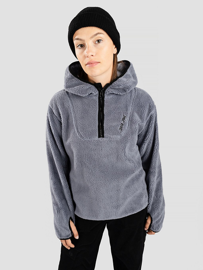 Santa Cruz Strip Fleece Hoodie sininen