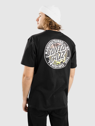Santa Cruz Acidic MFG Dot T-Shirt musta