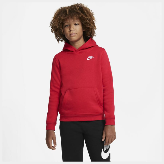 Nike Huppari NSW Club - Punainen/Valkoinen Lapset