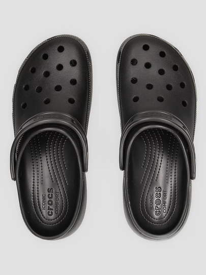 Crocs Classic Platform Clog musta