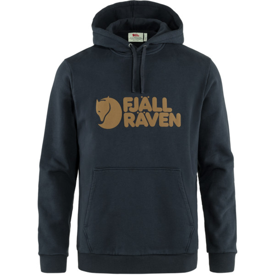 Fjällräven Fjällräven Logo Hoodie M - Dark Navy - Miehet - L