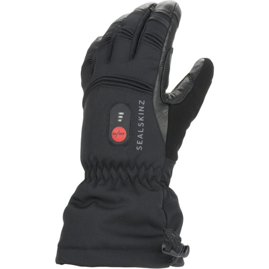 Sealskinz Waterproof Heated Gauntlet - Black - Unisex - S