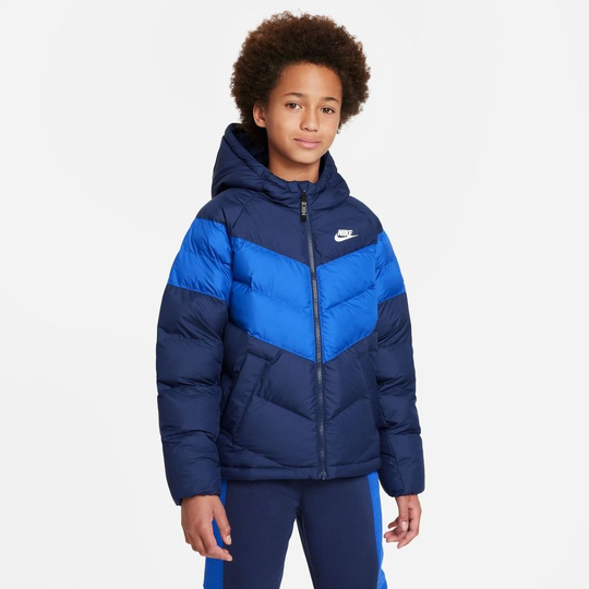 Nike Talvitakki Down NSW synthetic-fill - Navy/Sininen/Valkoinen Lapset