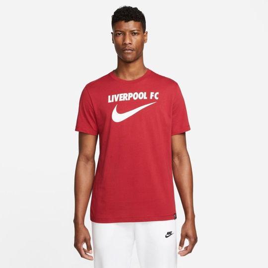 Liverpool T-paita Swoosh Club - Punainen/Valkoinen