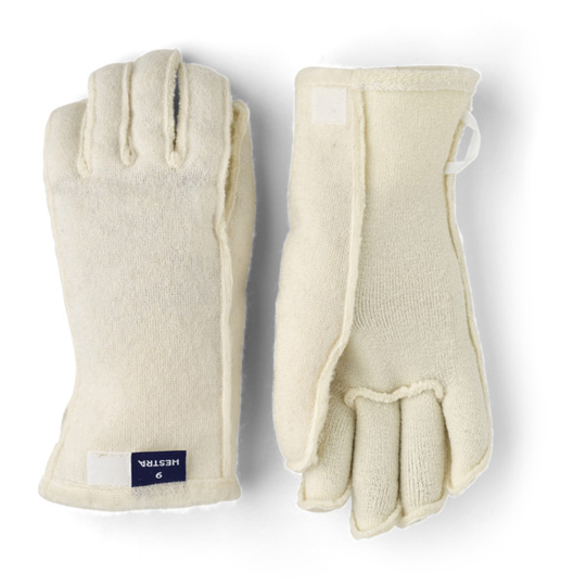 Hestra Wool Pile/terry Liner - 5 Finger - Offwhite - 7