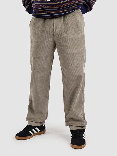 Blue Tomato Cord Relaxed Pants harmaa