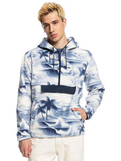 Quiksilver Clean Coasts Aop Hoodie sininen