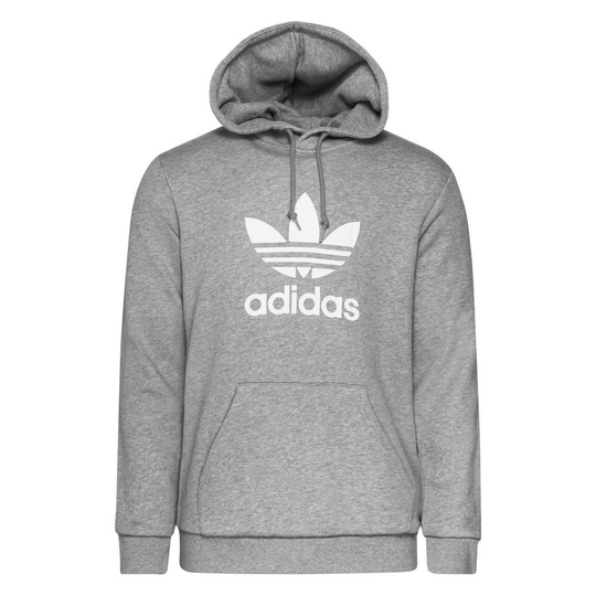 adidas Originals Huppari Trefoil - Harmaa/Valkoinen